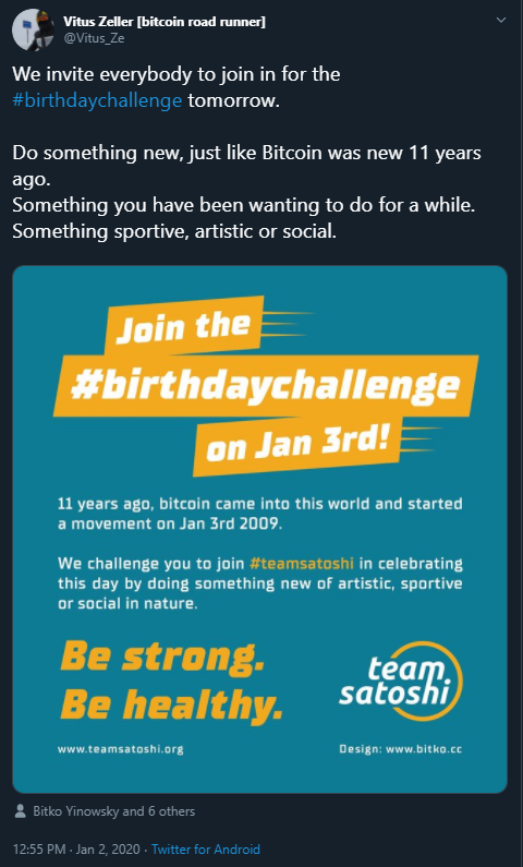 s Birthday Challange